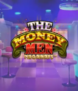 Experience the dynamic world of The Money Men Megaways game by Pragmatic Play, featuring a bold logo with shining stars against a stylish casino setting. This graphic portrays the energy and allure of Megaways slots with its stunning design and colorful ambiance. Ideal for slot game lovers seeking Vegas-style excitement. 