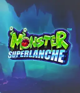 Enter the spooky depths with the Monster Superlanche game by Pragmatic Play, showcasing a colorful and playful monster logo set against a shadowy cave background. This graphic portrays the fun and excitement of a monster-themed game, great for players who love fantasy, delivering a captivating play experience. 